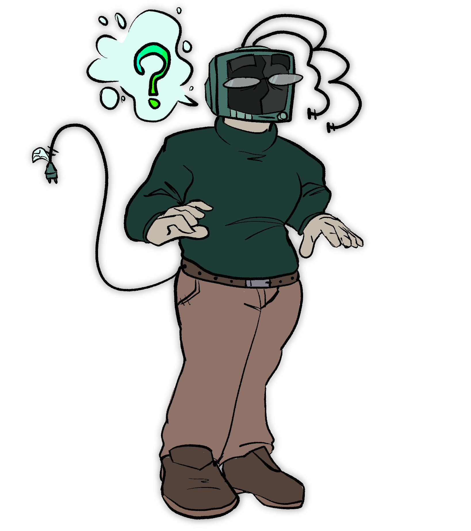 my tvsona looking confused